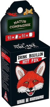 Caldo para beber en sobres con chile y cúrcuma BIO (10 x 7 g) - NATUR COMPAGNIE